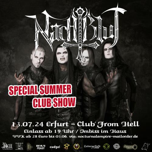 13.07.2024: Nachtblut - Sommer Club Show - From Hell/ Erfurt
